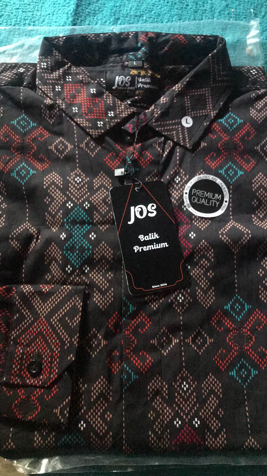 New Arrival Distro Batik Pria Bordir Sogan Hrb026 Batikaf Notoarto Batik Ipnu-ipnu Hem Pria Bel