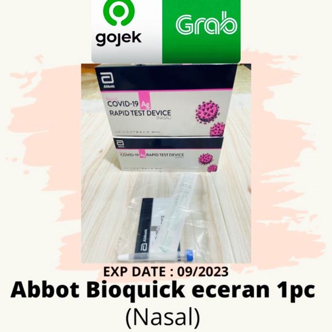 Abbott Panbio Nasal Swab Antigen Eceran 1pcs Original Exp 2023
