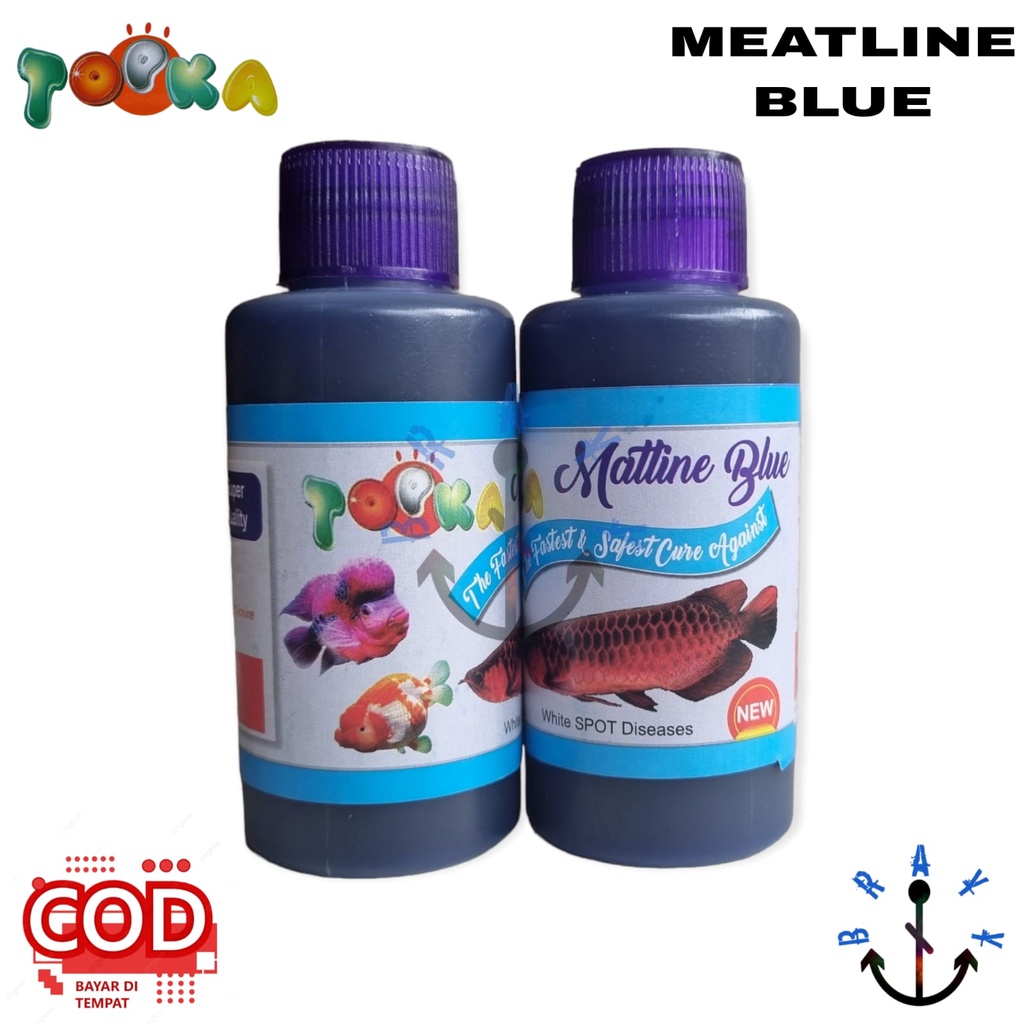 Methylene Blue Obat Biru Ikan 100ml Untuk Mengobati Penyakit Ikan