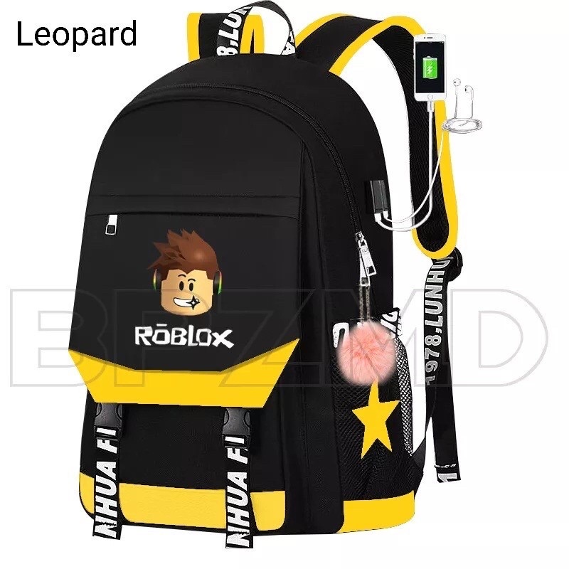 tas ransel anak tas sekolah anak Roblox bags tas sekolah anak tk sd paud unisex simple