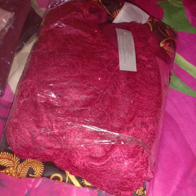 Batik Couple Anami Couple Brokat Modern Seragam Broklat Kerja Kantor Couple Sarwendah