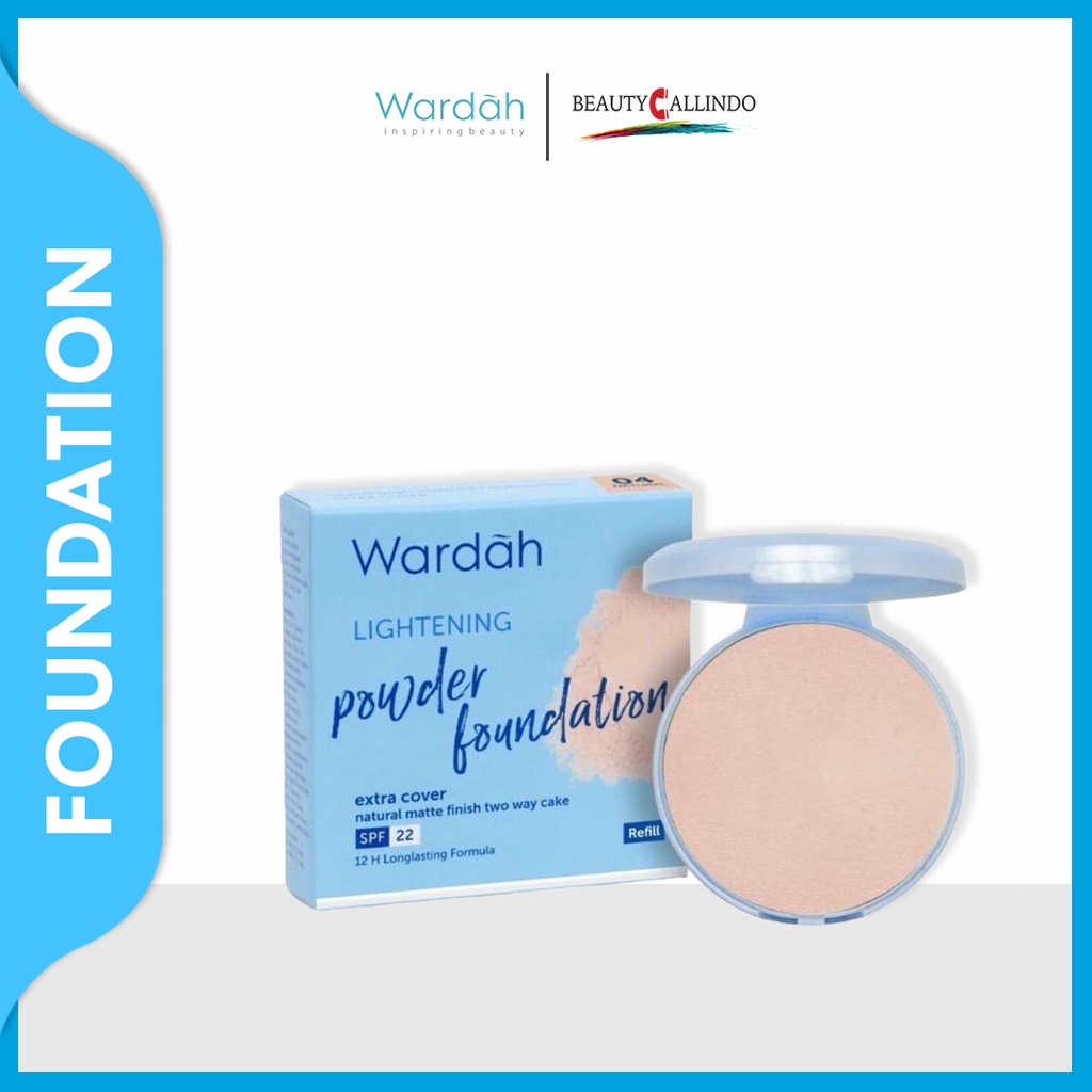 Wardah Lightening Powder Foundation Light Feel SPF 15 REFILL