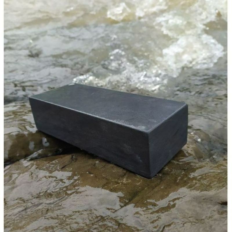 Batu Asah Alam Ukuran 20x10x5 Cm Ungkal Asahan Penajam Pisau Golok Asli Grit 6000 Super Tajam