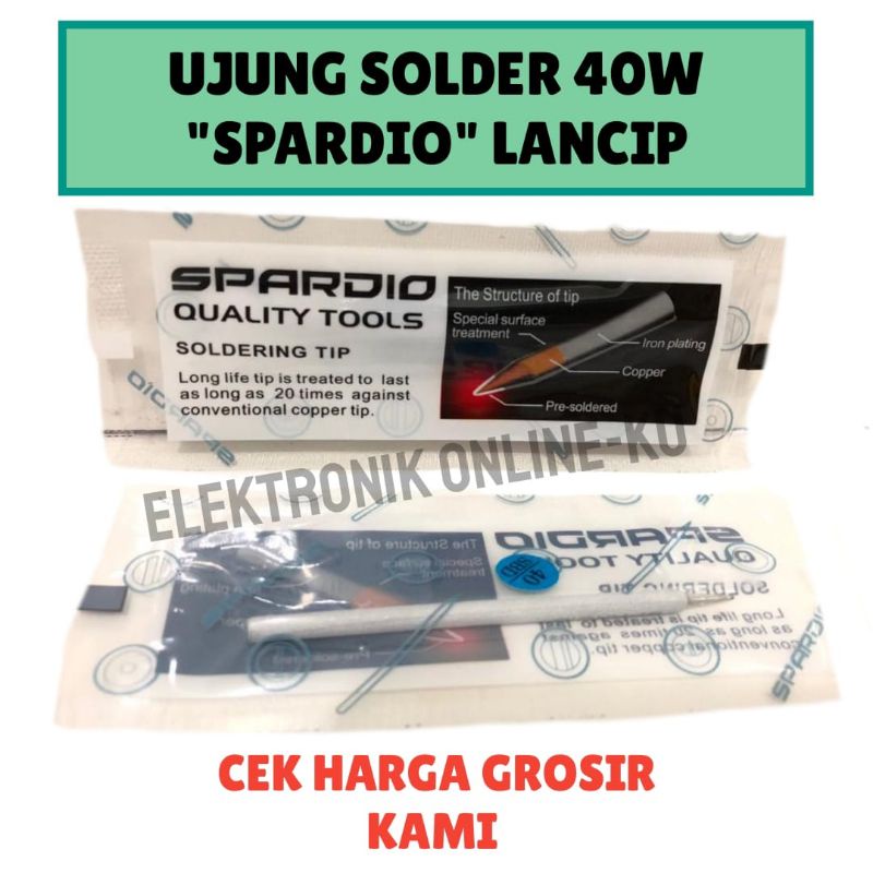 UJUNG SOLDER 40W SPARDIO LANCIP