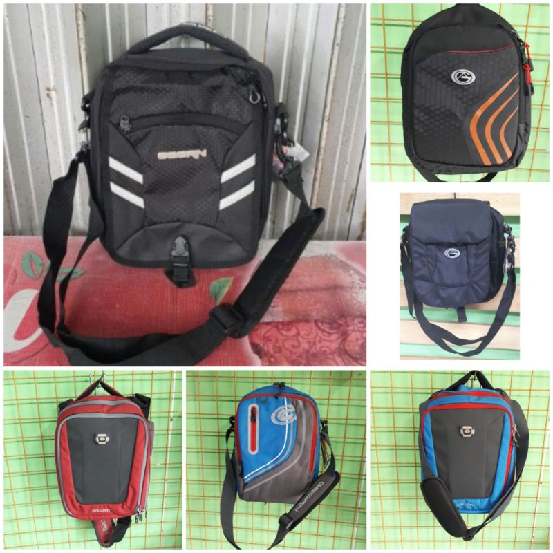 Tas selempang pria Bodybag Travel Pouch Georn original