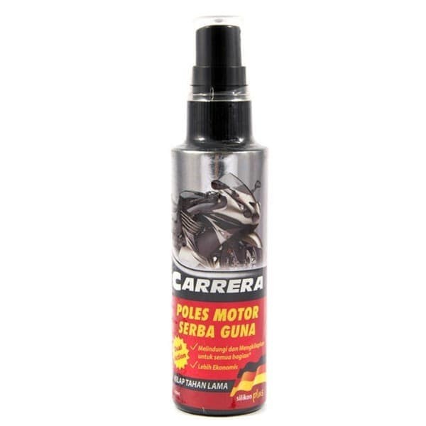 Carrera Poles Motor Serba Guna / Pengkilap Body Motor SPRAY 100ml