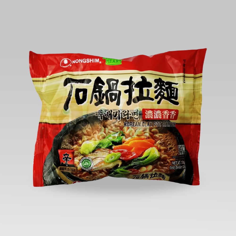 Nongshim Korean Claypot Ramyun Instan Mie Ramyun Ramen Korea Claypot Halal