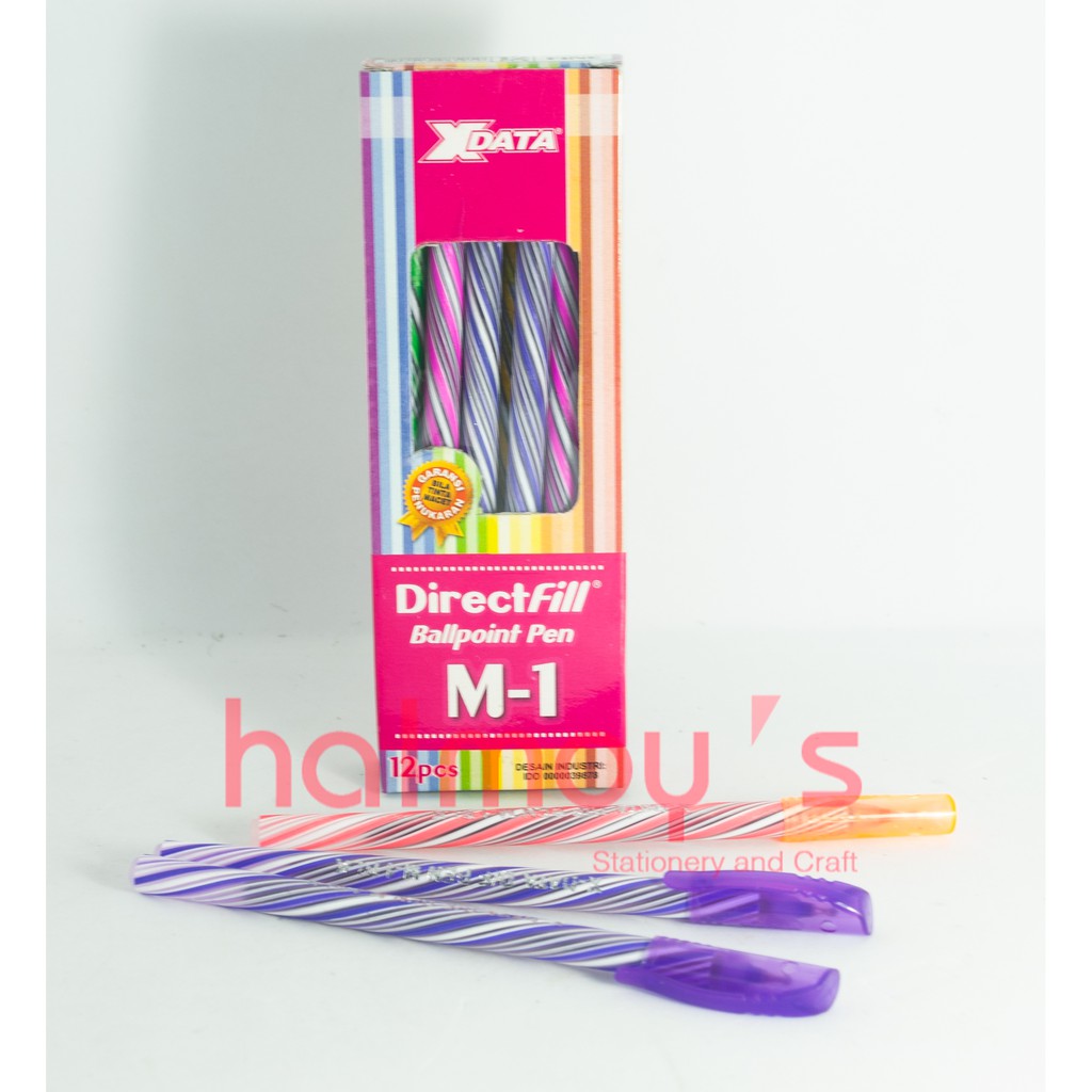 

PULPEN / BALL POINT X DATA DIRECT FILL M - 1 / M - 2 ( 1 BOX = 12 PCS )