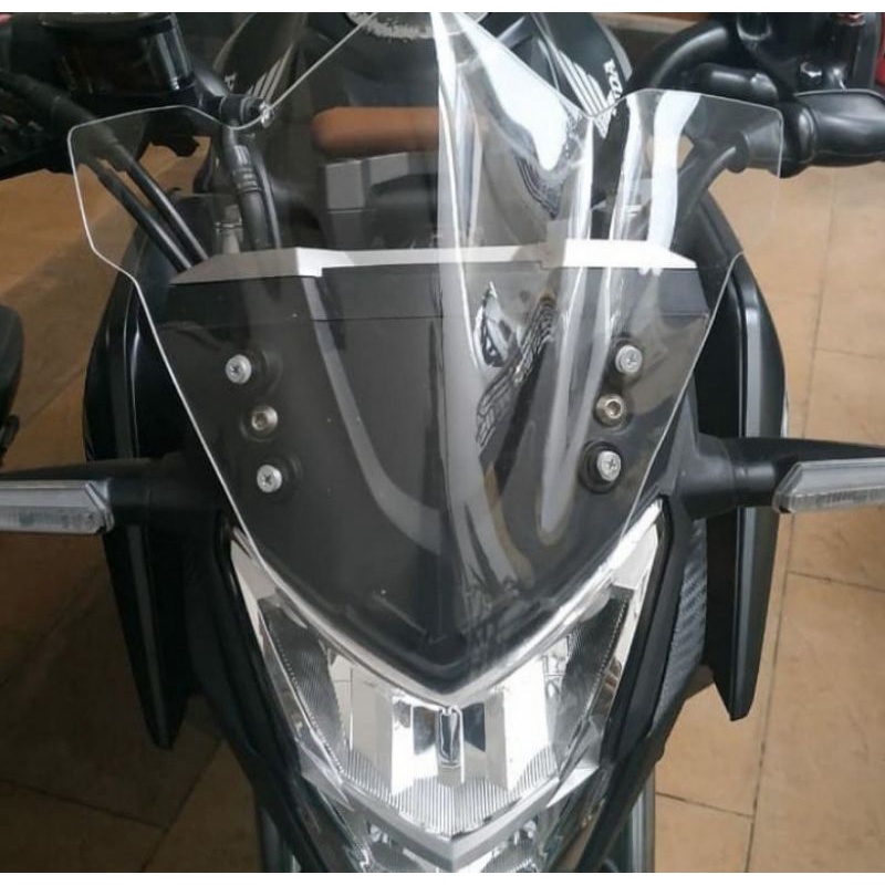 Visor cb150r model ninja R Bening