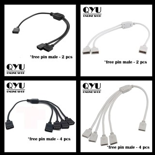 Kabel Splitter LED Strip RGB 4 pin Cabang 2 / Cabang 4