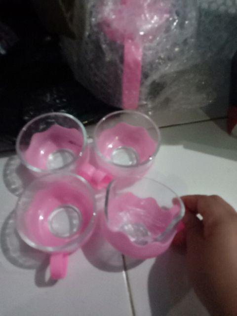 Free Bubble  Dan Kardus Teko Teh , Tea Pot 5in1