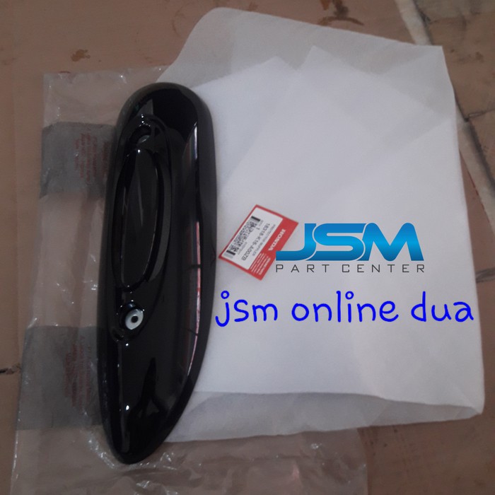 COVER TUTUP KNALPOT SCOOPY FI HITAM ORIGINAL AHM ORI ORIGINAL