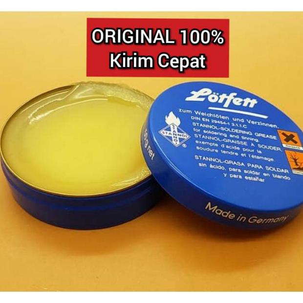 

Pasta Solder Lotfett Original 50 Gram Asli Germany