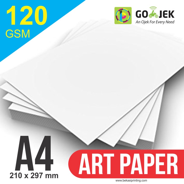

Senikertas- Kertas Art Paper 120 Gram Ukuran A4 | Eceran -Kertas-Seni.