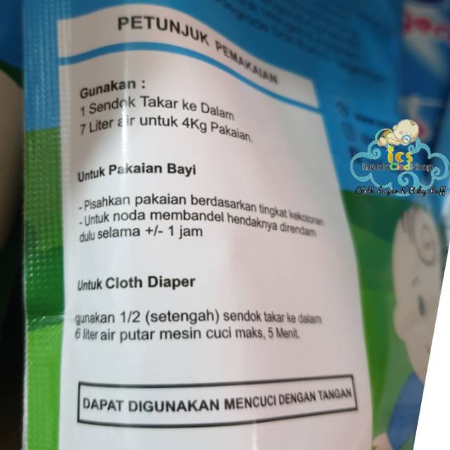 Anzav Deterjen bubuk clodi 500gram cocok tuk kulit bayi sensitif newborn