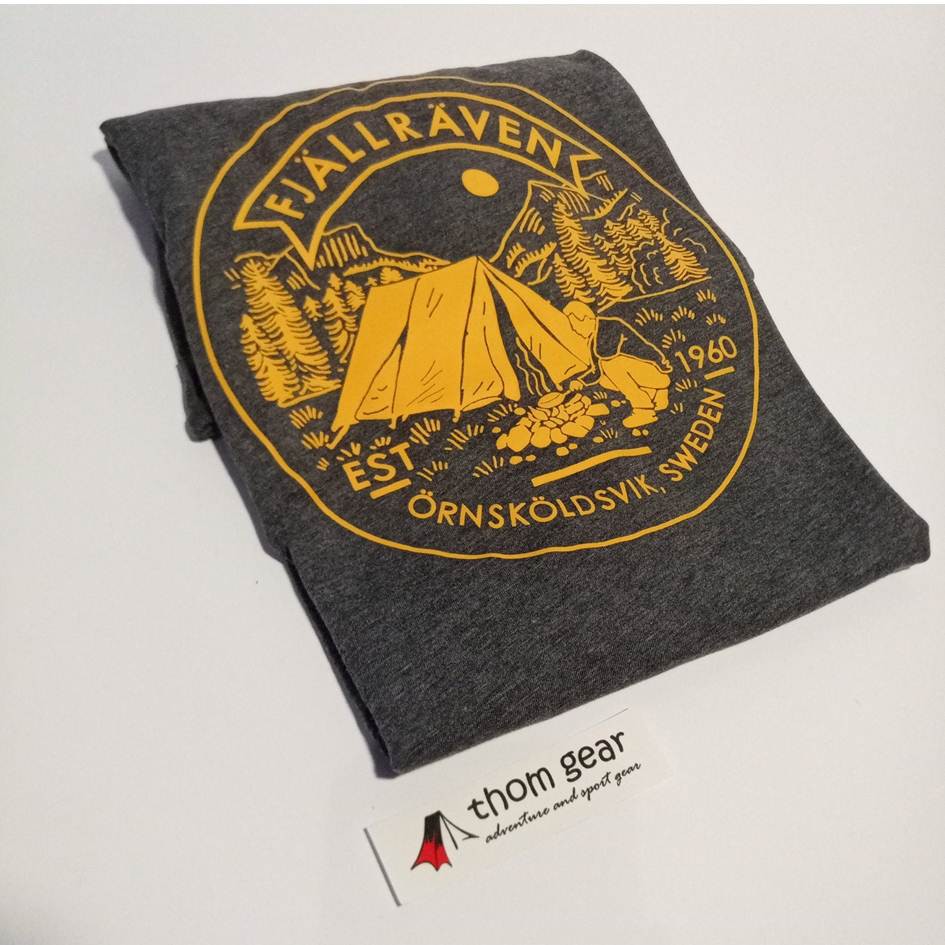 [Cod] Kaos Outdoor Cotton Combed 30s Sablon Plastisol Fjall Raven Bonus Keychain Thomgear Indonesia