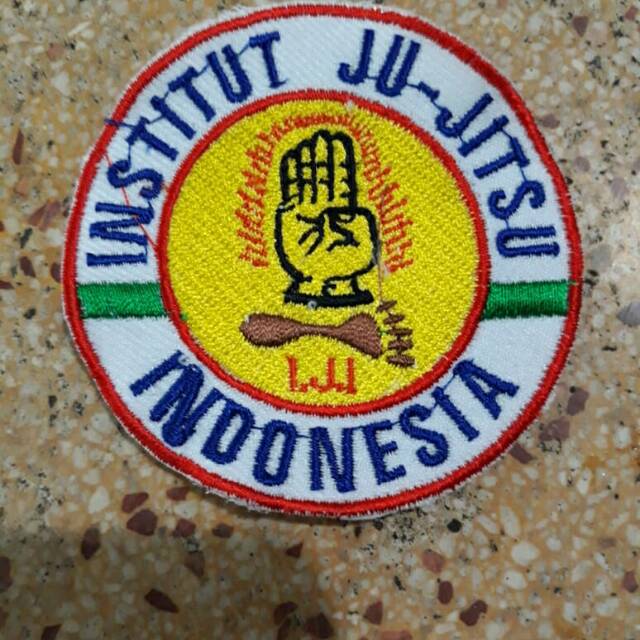 ( YETI ) BADGE JUJITSU BET IJI LOGO EMBLEM BORDIR KOMPUTER