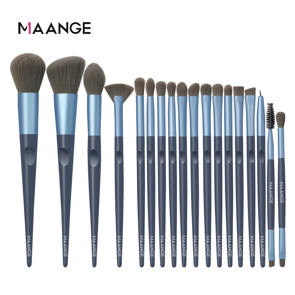 MAANGE 18Pcs High Quality Nylon Makeup Brushes Kit Soft Comfortable Professional Makeup Brush Set Beauty Tools