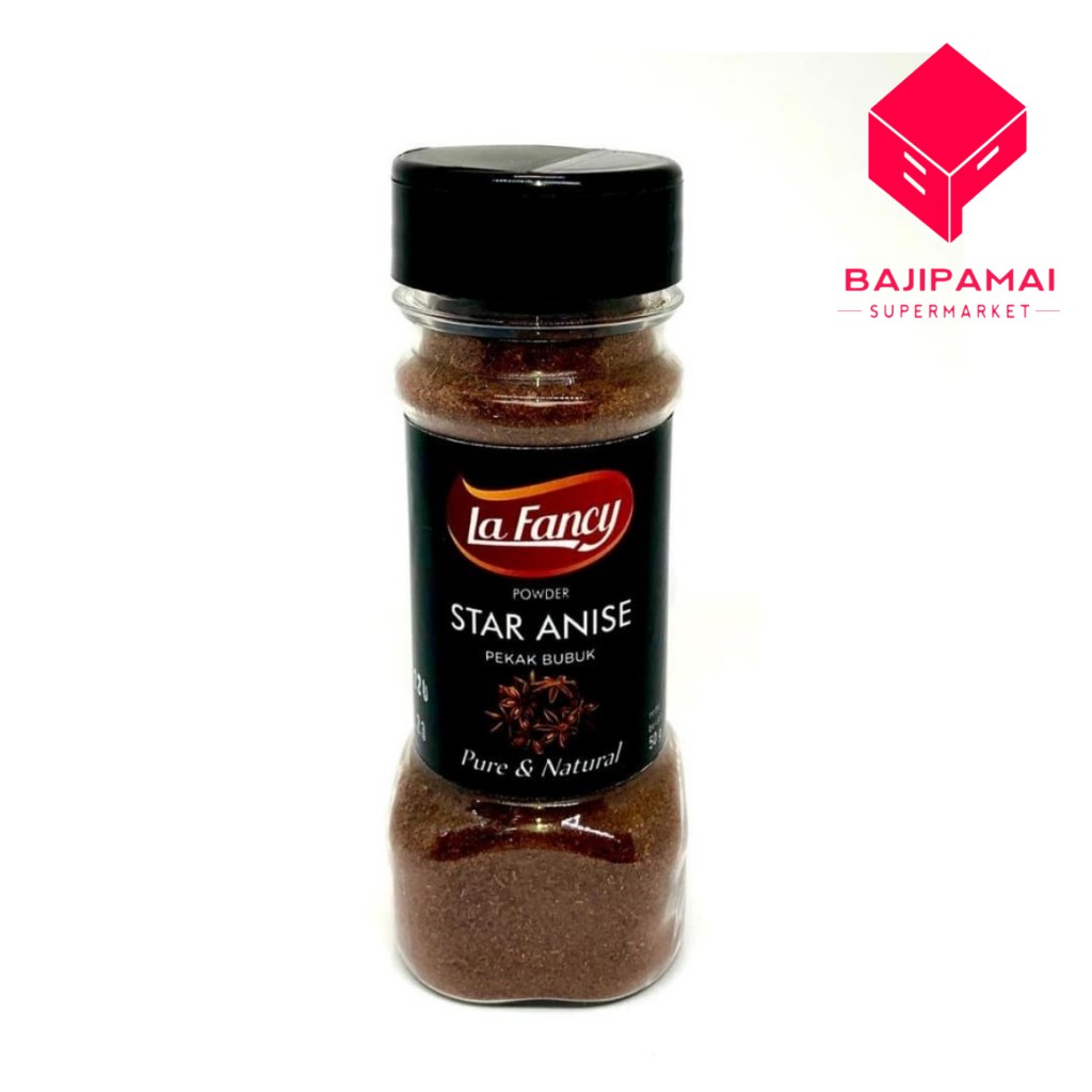 

La Fancy Foods Pekak Bubuk 100% Murni 50g / La Fancy Star Anise