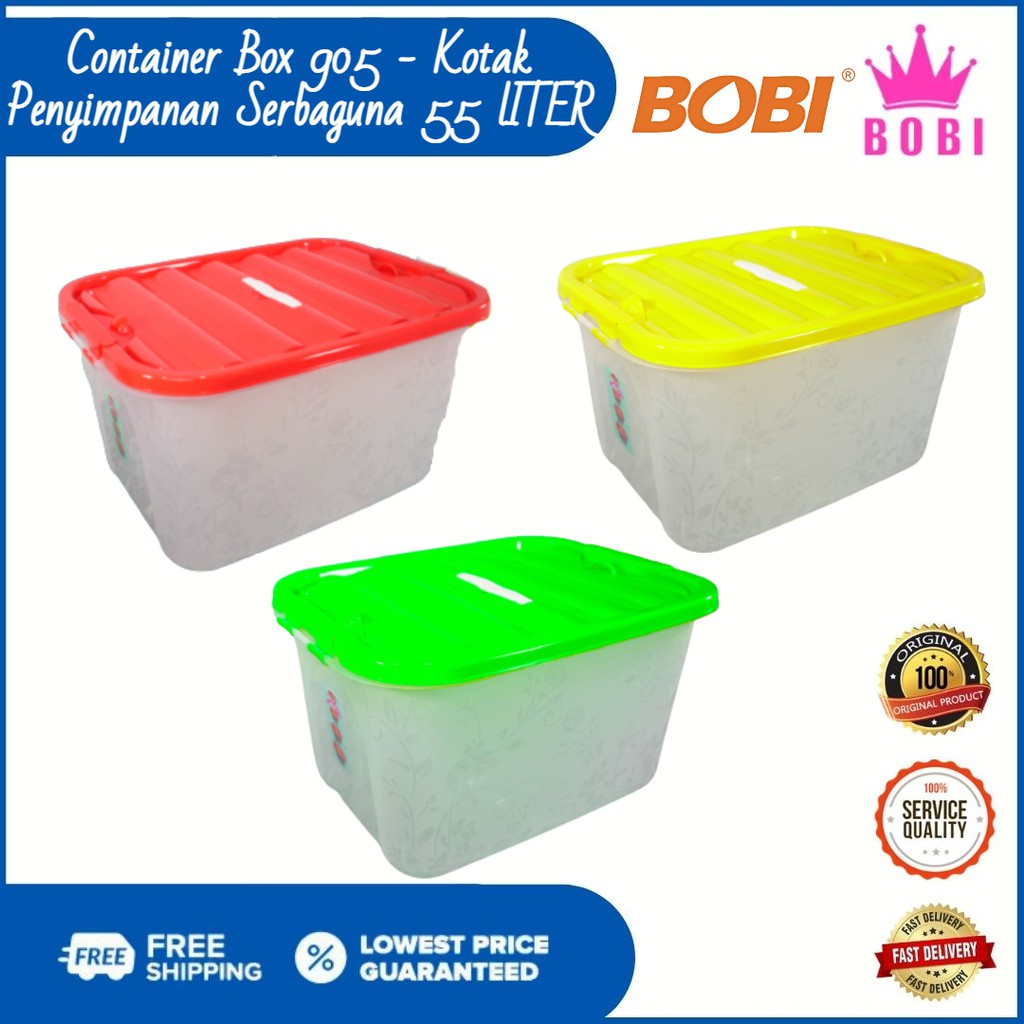 Container Box Kode 905 Medium - Kotak Penyimpanan Serbaguna - Box Container  - RANDOM Warna