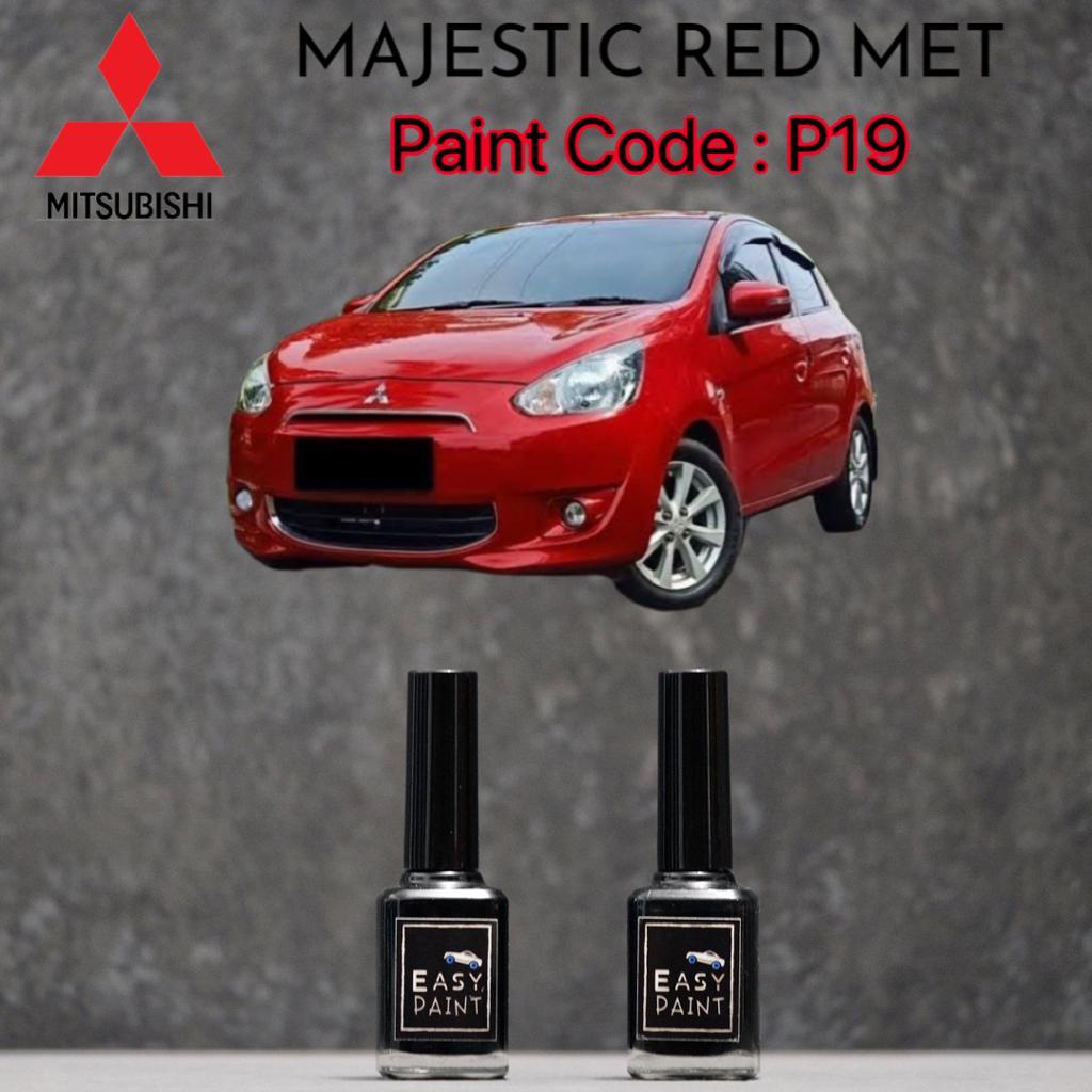 Cat Oles Majestic Red Metalic P19 Mitsubishi Mirage Merah Metalik