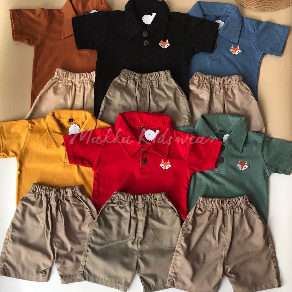 SETELAN BAJU ANAK POLO PREMIUM (1-10 TAHUN)