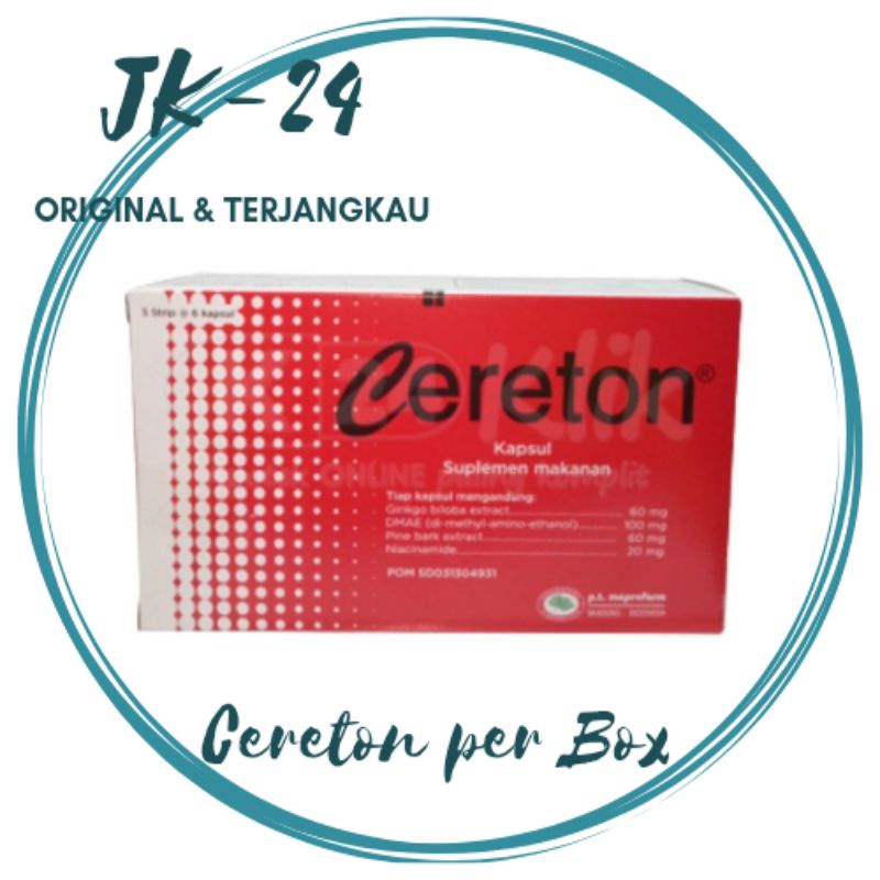 CERETON KAPSUL NUTRISI OTAK KEMASAN BOX
