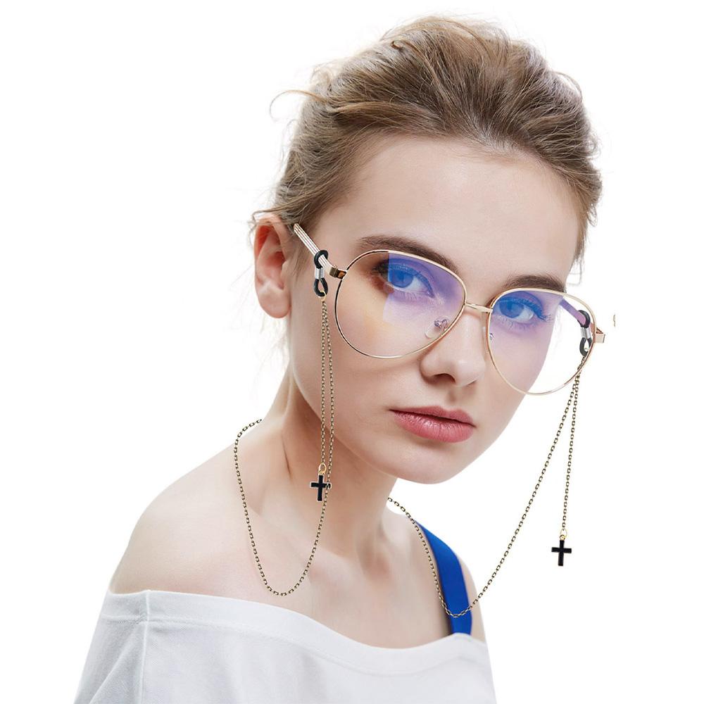 Needway Rantai Kacamata Lanyard Kacamata Sunglasses Cords Anti-lost Pria Bunga Camelia Untuk Wanita Tali Leher