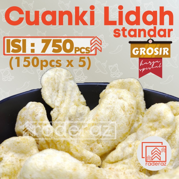 

KHUSUS GROSIRAN - LIDAH cuanki isi 750pcs Toping Baso Aci, Seblak khas Garut by RADERAZ (bisa GROSIR bisa COD)