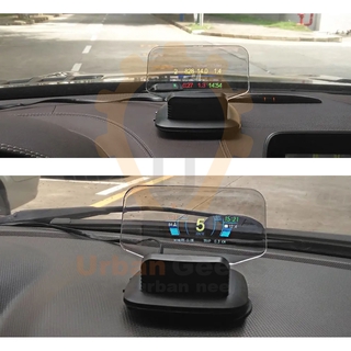 Head Up Display Bluetooth HUD OBD2 GPS Navigator Speedometer Digital C1