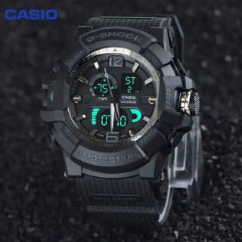 FREE BOX JAM TANGAN PRIA G-SHOCK CASIO 1045 DUAL TIMER SUPER PREMIUM GS CASIO ANTI AIR  WATER RESISTANT