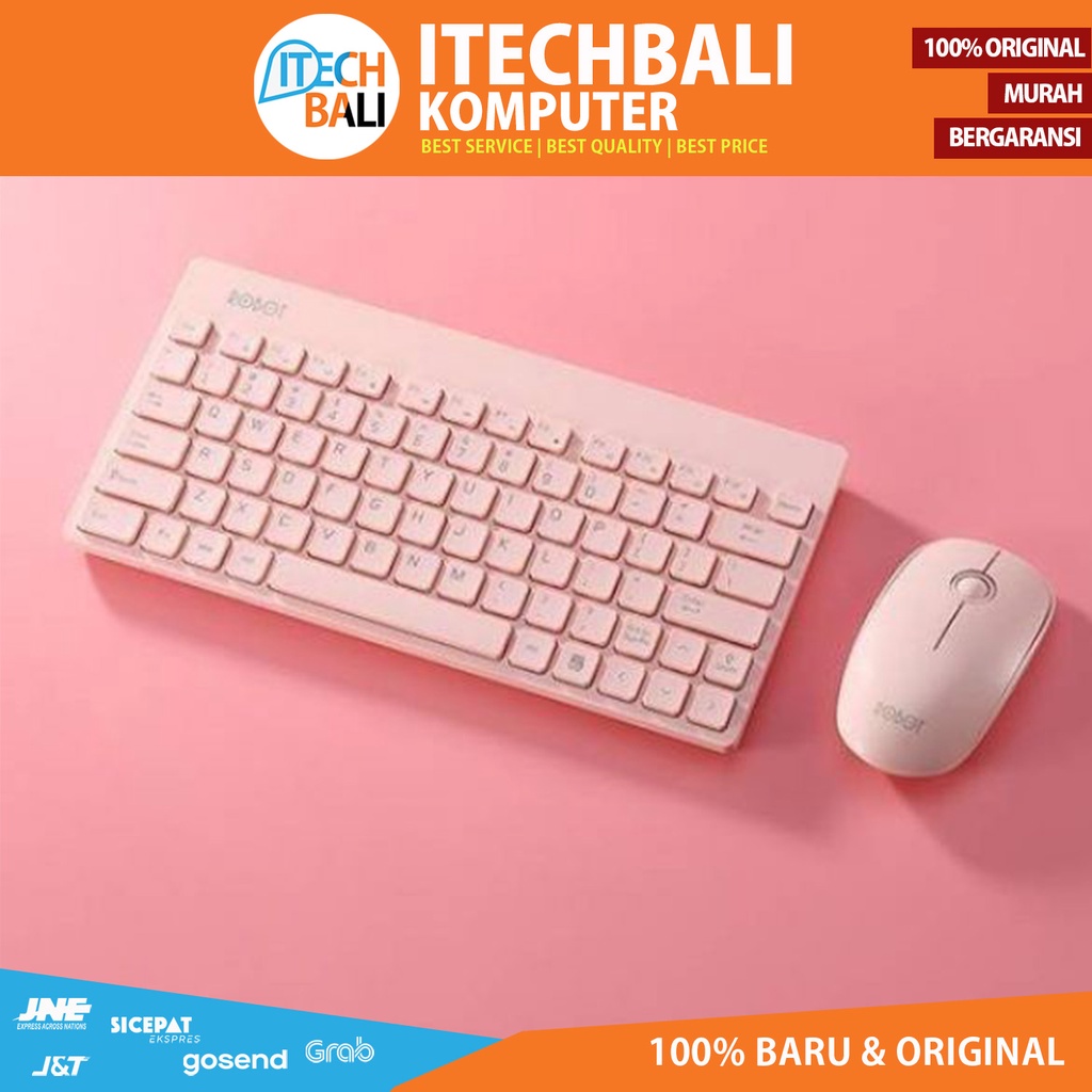 Keyboard &amp; Mouse ROBOT KM3000 Wireless Desktop | ITECHBALI