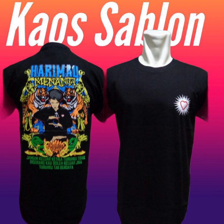 kaos psht harimau menanti.kaos psht distro.kaos psht keren
