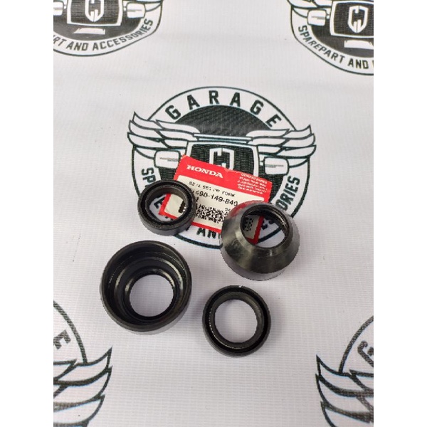 Seal Shock depan Win Set Tutup debu Shok Skok Fork Depan Honda Win 100 CB 1set original