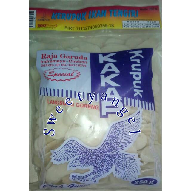 

Krupuk Kakap cap Raja Garuda 250gr