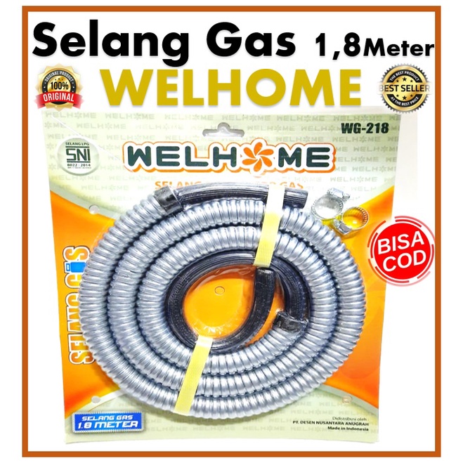 Selang Gas Wellhome 1.8 Meter