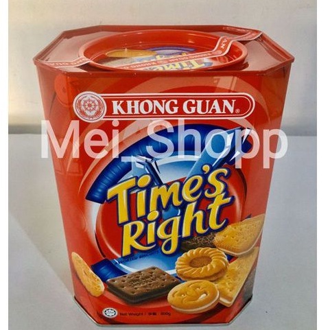 KUE KALENG KHONG GUAN BISCUIT BERANEKA MIXED  CAMPURAN 800 GRAM