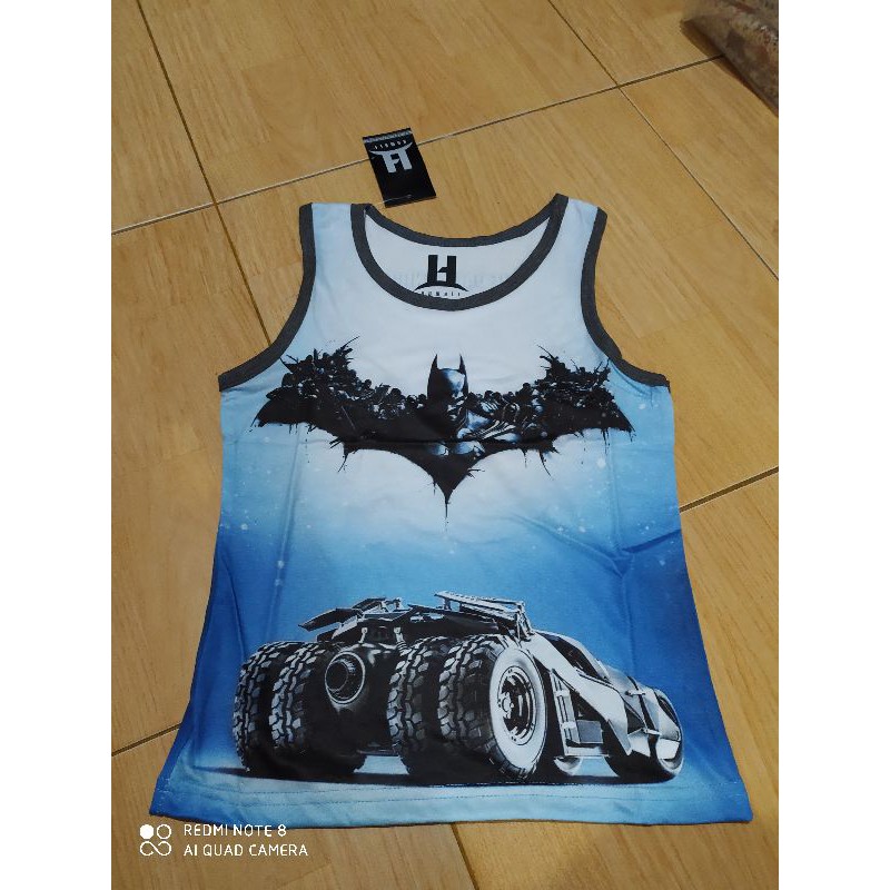 Kaos singlet anak Thai 3D karakter size 4 -  14