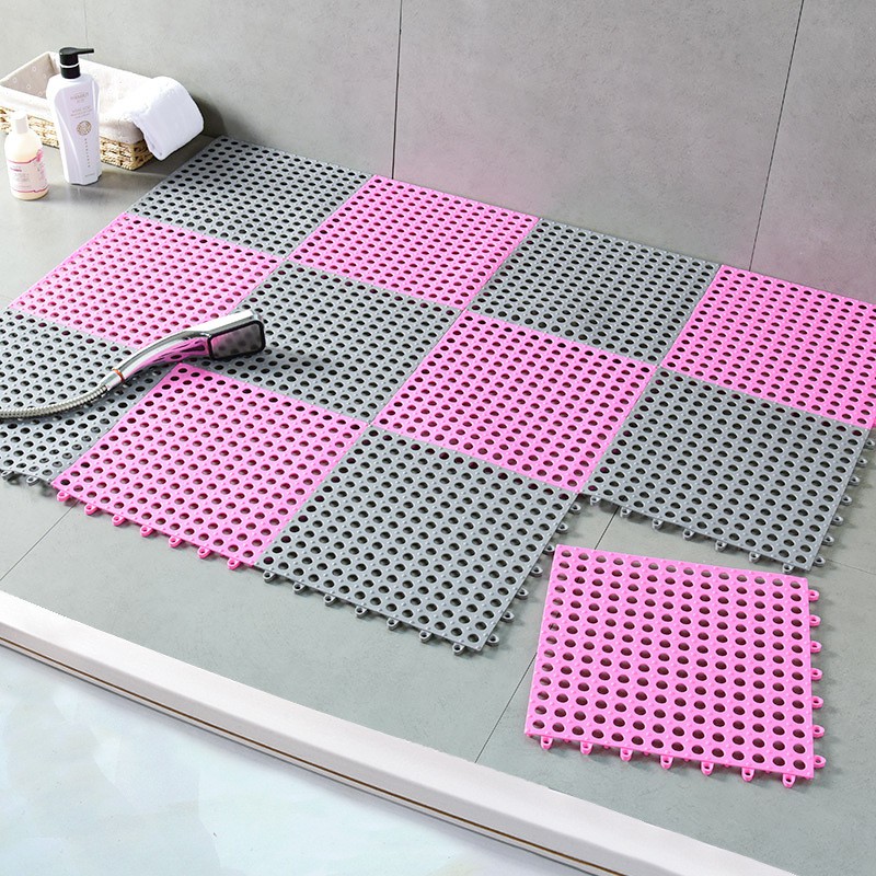 Karpet Kamar Mandi Anti Slip Polkadot 30cm x 30cm | Keset Lantai Alas Anti Licin Dapur Mat Non Slip