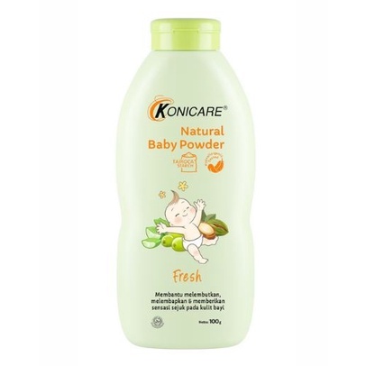 KONICARE NATURAL BABY POWDER FRESH 100G