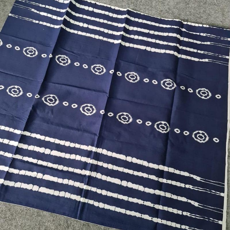 KAIN BATIK LAWEYAN SOLO SHIBORI BIRU RANTAI