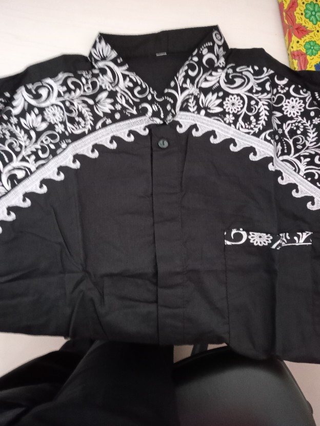 021 Nrh Batik Hrb026 Kenongo Hem Pendek Padi Pekalongan M L Xl Batik Pria