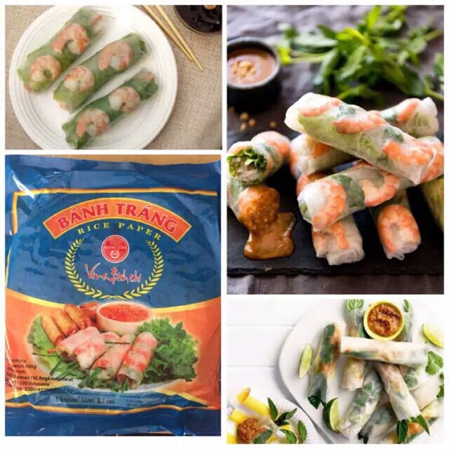 Rice Paper Bandung Banh Trang Kulit Lumpia Vietnam Shopee Indonesia