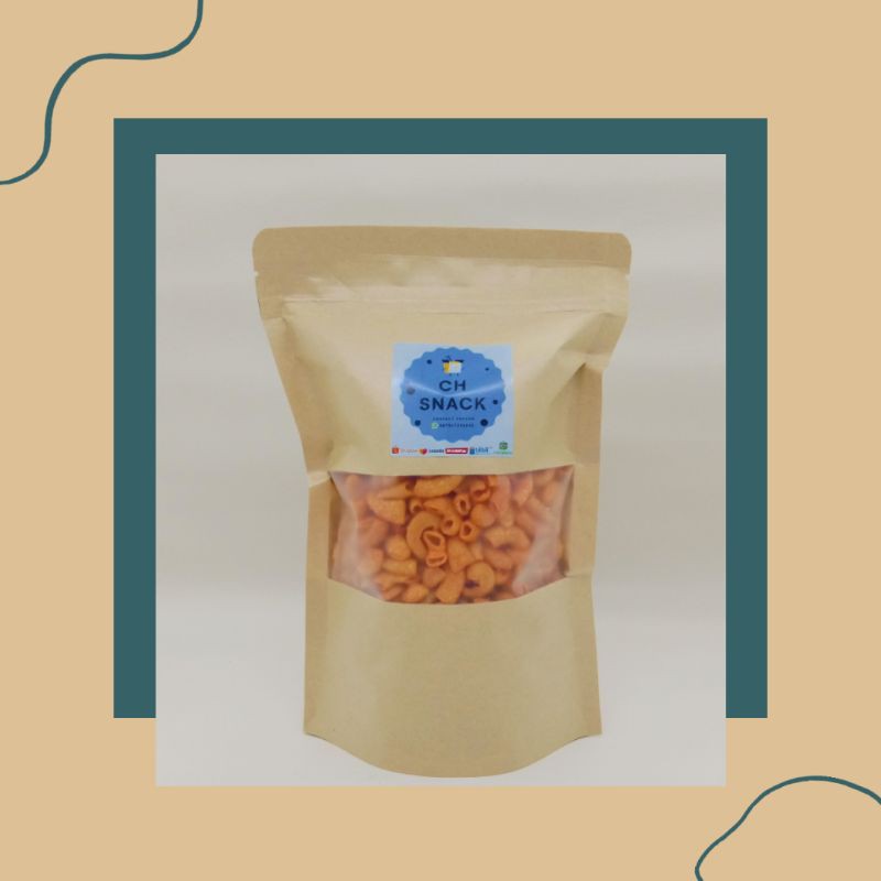 

Snack Cemilan Macaroni Makaroni Rasa PEDAS 250 Gram