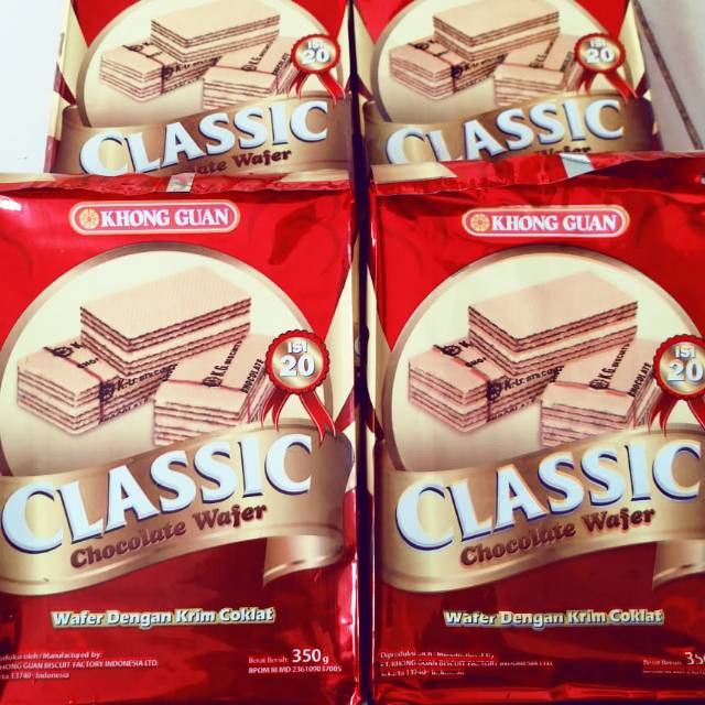 

Khong guan wafer classic cholate 350g