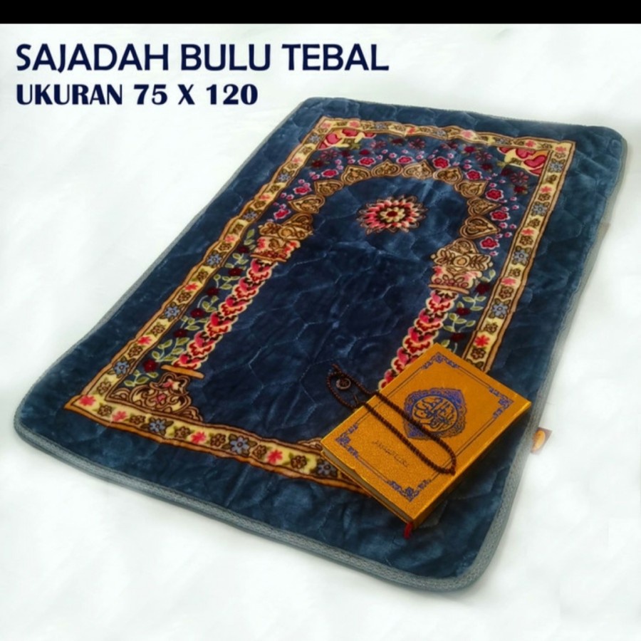 TEBAL DAN BESAR sajadah turki /sajadah bulu / uk 80 x 120 cm