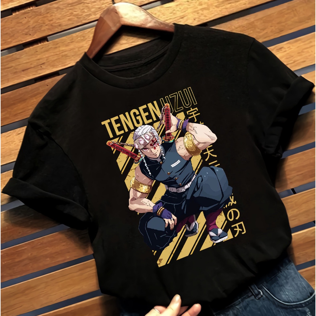 Tshirt Tengen Uzui Anime Manga Kimetsu No Yaiba Demon Slayer Premium Unisex