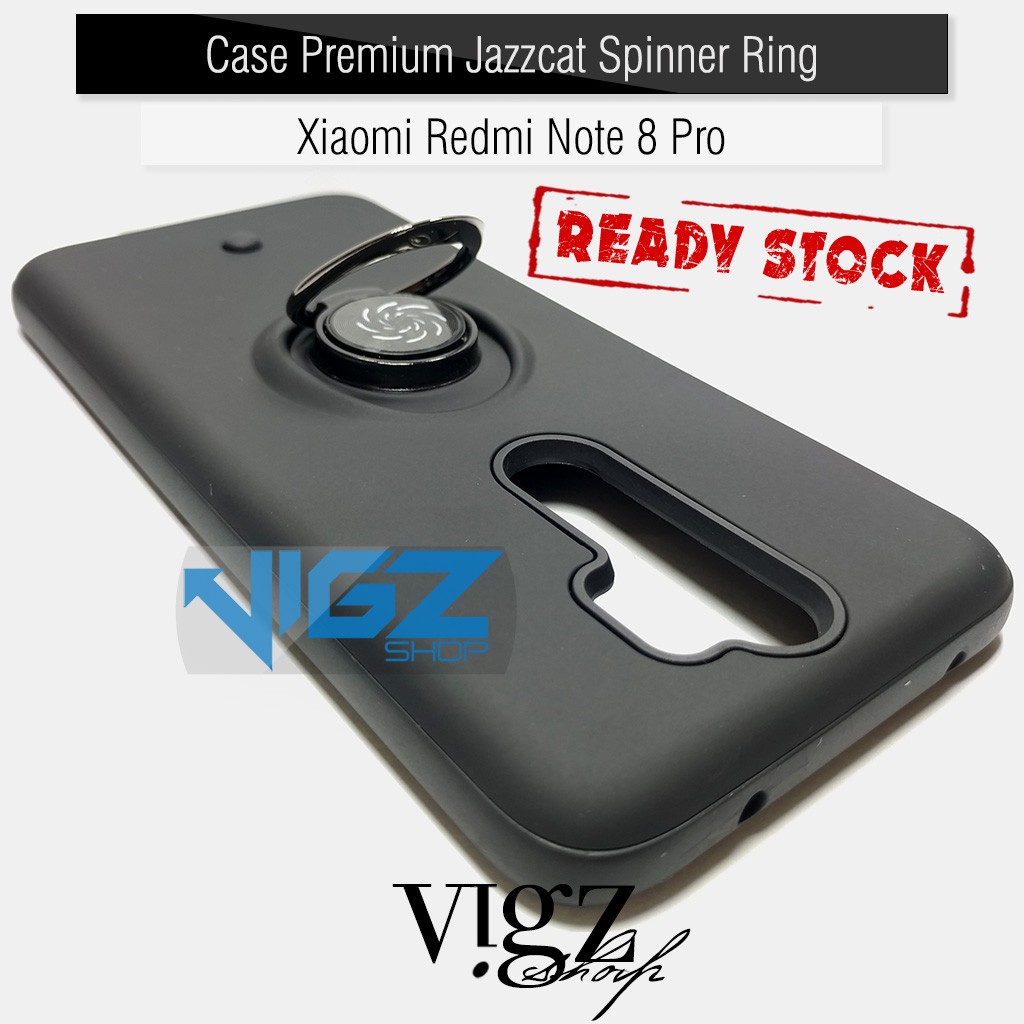 Xiaomi Redmi Note 8 Pro Case Premium Jazzcat Spinner Ring