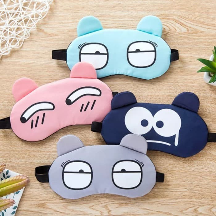 PMT-02 Penutup mata tidur Sleep Eye Mask Travel Sleepmask Cooling Gel