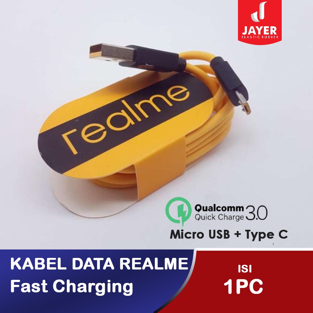 Kabel data Realme VOOC Qualcom Support Fast charging Micro USB / Type C